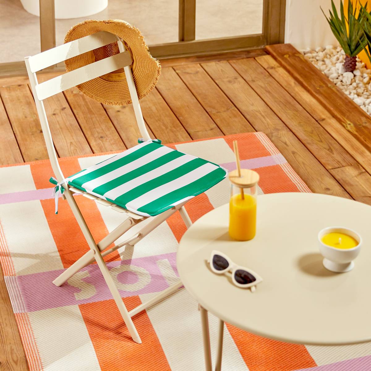 Cuscino per sedia "Poolside" Verde, 39x39 cm Verde