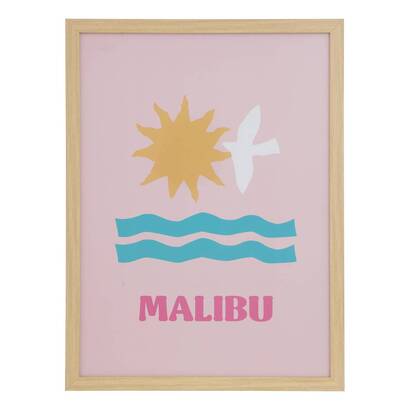 Poster incorniciato "libe" petalo rosa, 40x30 cm