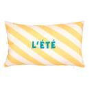 Cuscino da esterno rettangolare "Poolside" 50 x 30 cm, Poliestere, Giallo Giallo