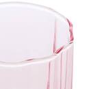 Set di 6 bicchieri bassi "Fiore di Rosa" 250 ml, vetro, Rosa Rosa