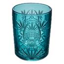 Set di 4 bicchieri bassi  "Ayla" 350 ml, vetro, Blu Blu