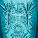 Set di 4 bicchieri bassi  "Ayla" 350 ml, vetro, Blu Blu