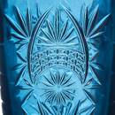 Set di 4 bicchieri bassi  "Ayla" 350 ml, vetro, Blu Blu