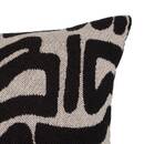 Cuscino "Mira" Nero & Bianco, 80x30 cm Noir & Blanc