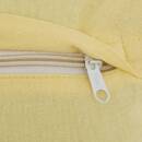 Cuscino "Della pasta" Giallo, 50x10 cm Giallo