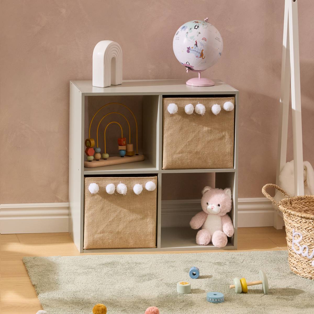 Scaffale per bambini "Mix'n modul" Verde, 63,6x30 cm Verde