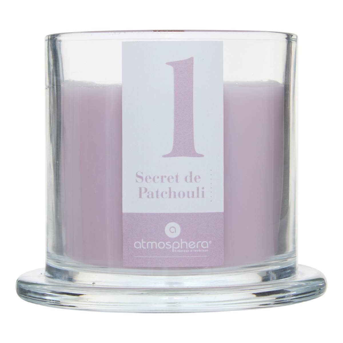 Candela profumata "Numia" Profumo gourmet, Patchouli, 240g Patchouli