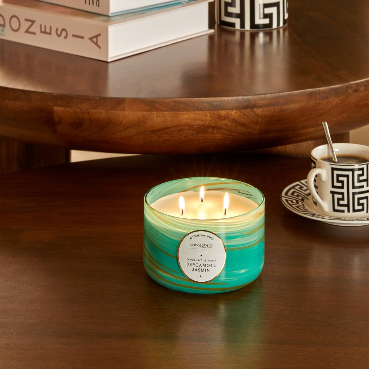 Candela Profumata Rotonda "Wavy"