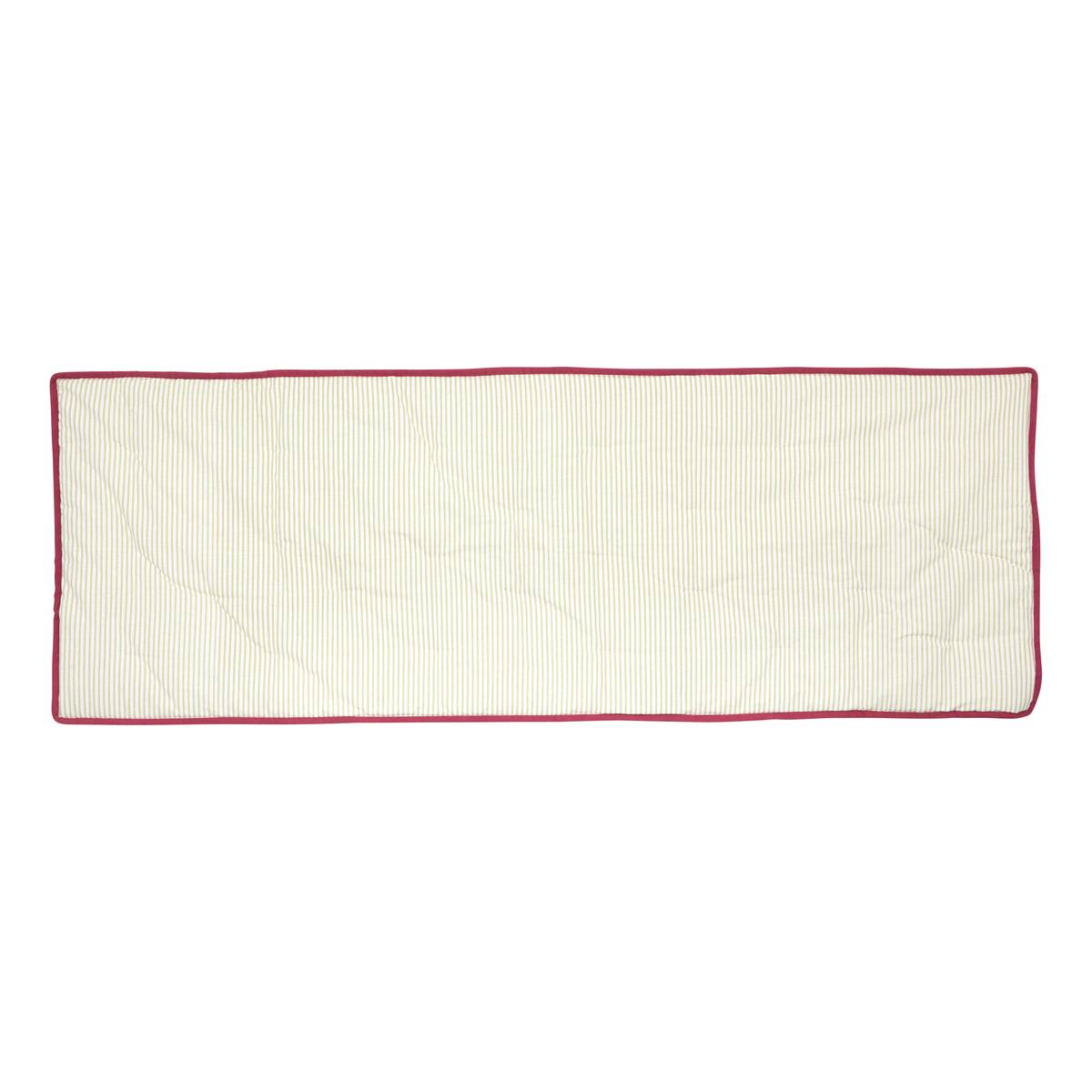 Cuscino per seduta "Fiore di rosa " Verde chiaro, 180x60 cm Verde chiaro