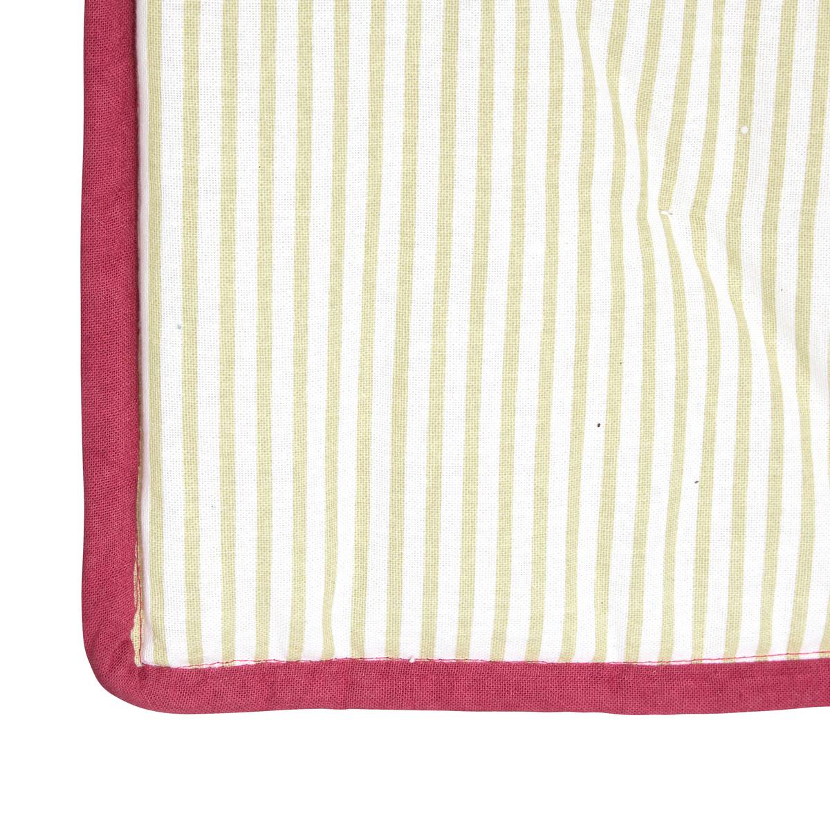Cuscino per seduta "Fiore di rosa " Verde chiaro, 180x60 cm Verde chiaro