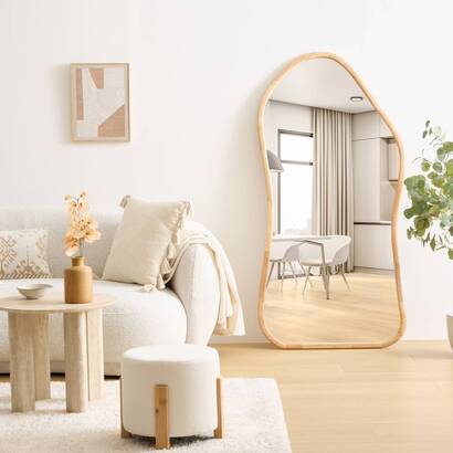 Specchio "tamy" beige, 150x74,5 cm
