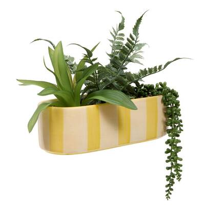 Pianta artificiale "pool" gres (ceramica), h.24 cm