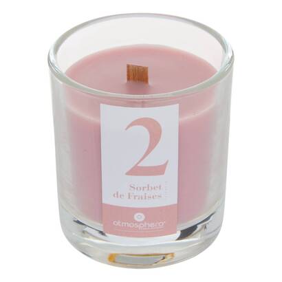 Candela profumata "numia" profumo gourmet, fragola, 180g
