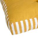 Cuscino da pavimento rettangolare per esterni POOLSIDE Giallo 120 x 80 cm - Cotone Giallo