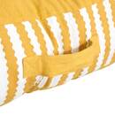 Cuscino da pavimento rettangolare per esterni POOLSIDE Giallo 120 x 80 cm - Cotone Giallo