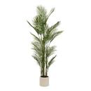 Pianta artificiale in vaso "Merlo" H.187 cm Verde