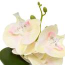 Fiore artificiale in vaso "Mick" H.23 cm Bianco