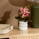 Fiore artificiale in vaso "Mick" H.23 cm Bianco