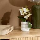 Fiore artificiale in vaso "Mick" H.23 cm Bianco
