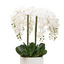 Fiore artificiale "Hotel" H.130 cm Bianco