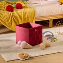 Cesto portaoggetti per bambini "Fraci" Rosso, 30x30 cm Rosso