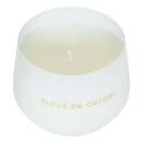 Candela Profumata "Glowy" Profumo floreale, Fiore di cotone, 300g Fiore di cotone