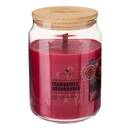 Candela profumata rotonda "Viky" Profumo fruttato, Lampone, 435g Lampone