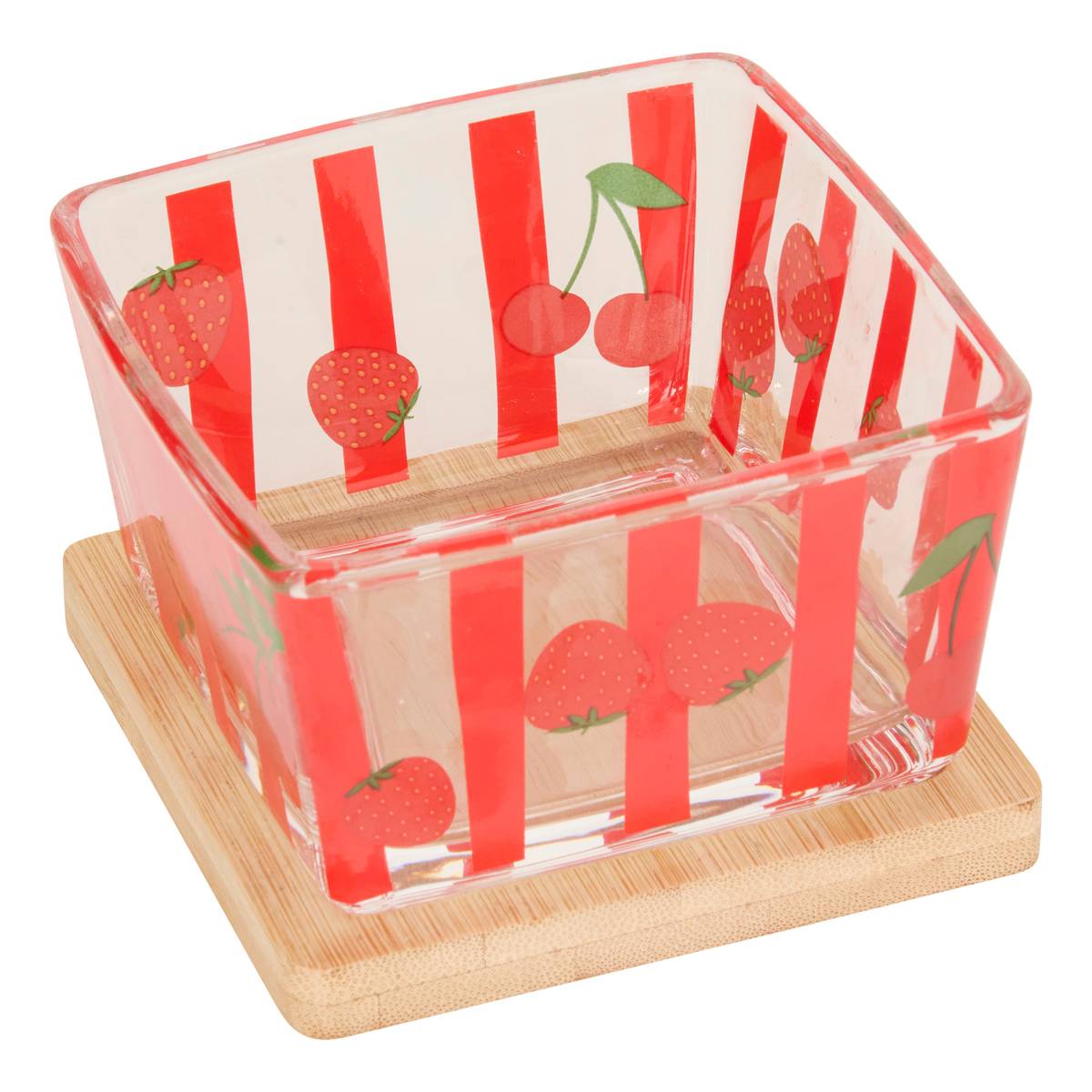Set aperitivo per tapas "Fruity" Vetro, 13x9,3 cm Arancione