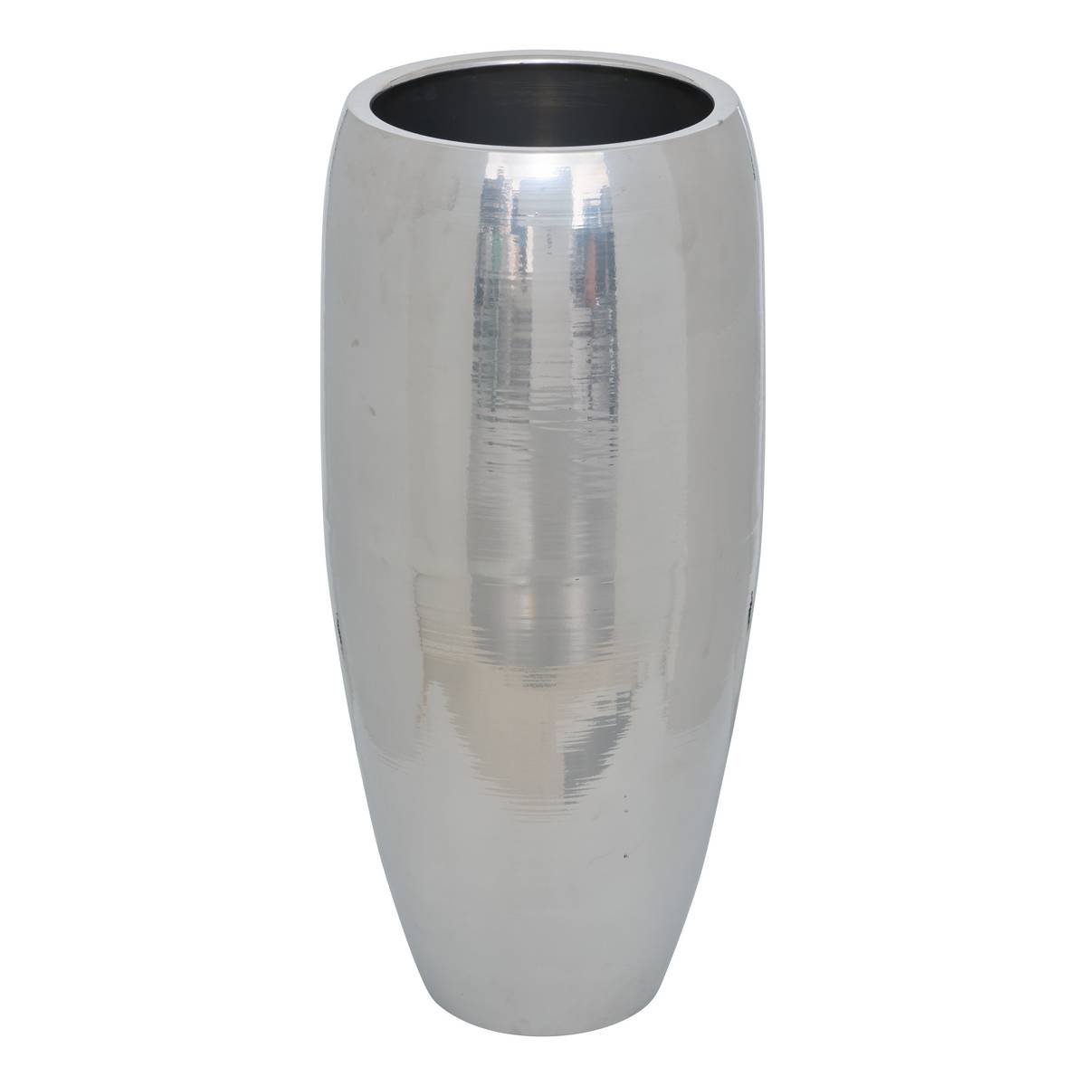 Copri vaso "Reso" Argento, H.70 cm Argento