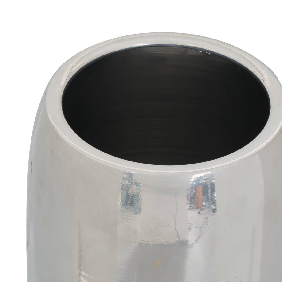 Copri vaso "Reso" Argento, H.70 cm Argento