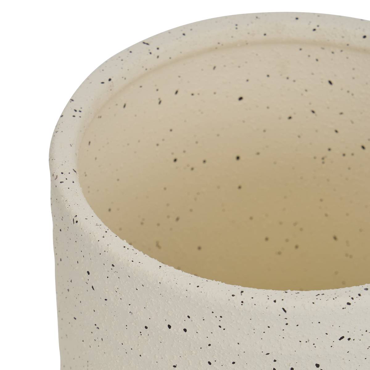 Set di 3 coprivasi "Elly" Gres bianco, D.17,5/21,5/25 cm Bianco