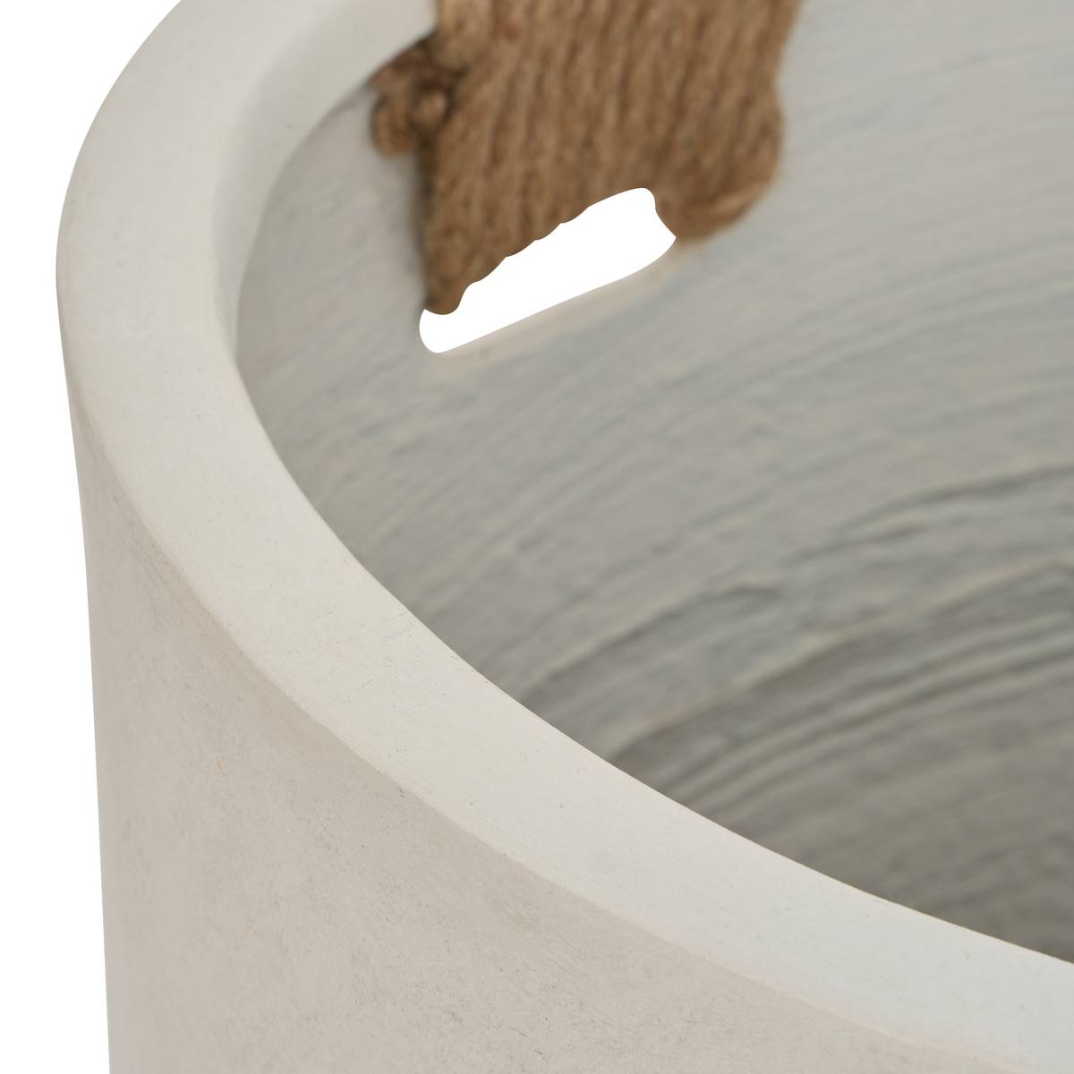 Vaso di fiori "Sien" Bianco, D.30/38/47 cm Bianco