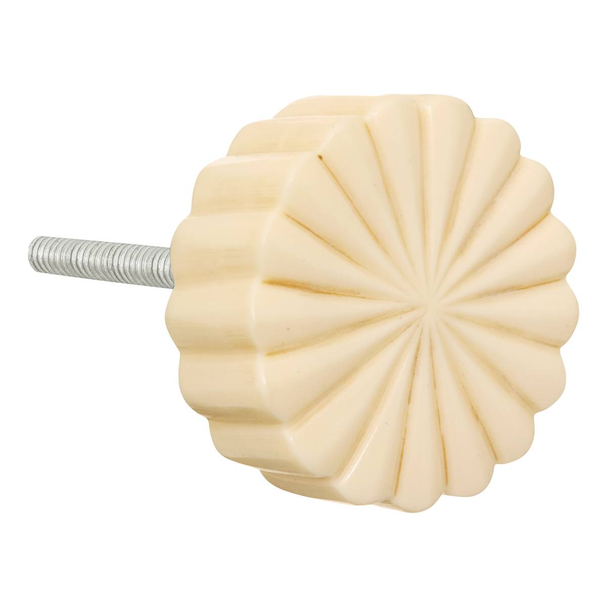 Maniglia 'Clea' D.3,8 cm, Crema Crema
