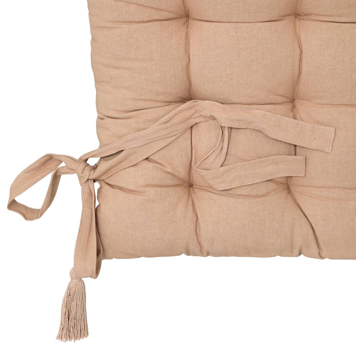 Cuscino da pavimento "Groove" Lino Beige, 120x60 cm Beige lino