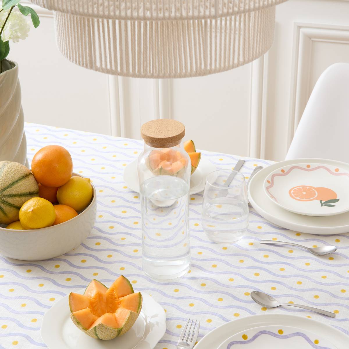 Tovaglia "Fruity" 240x140 cm, Multicolore Multicolore