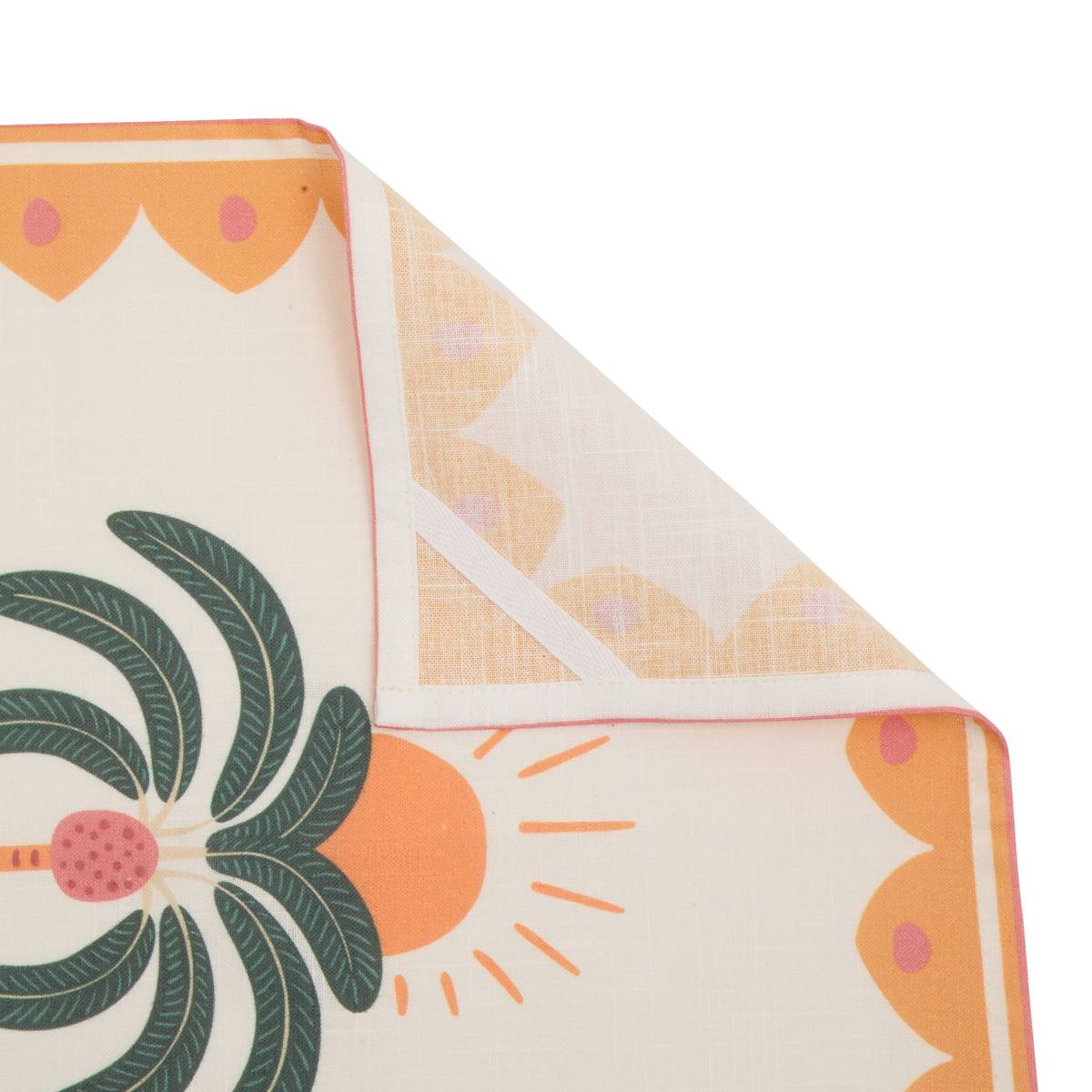 Set da 3 strofinacci "Tropical" Arancione, 180 g/m2, 70x45 cm Arancione