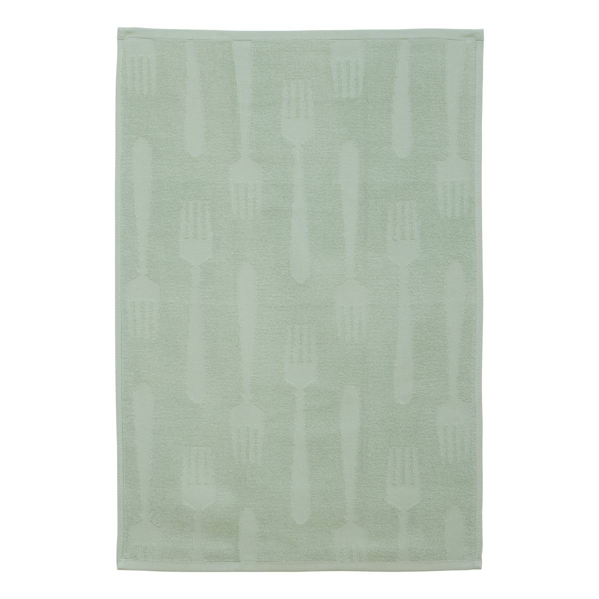 Set di 2 strofinacci "Terry" Verde celadon, 400 g/m2, 70x45 cm Verde celeste