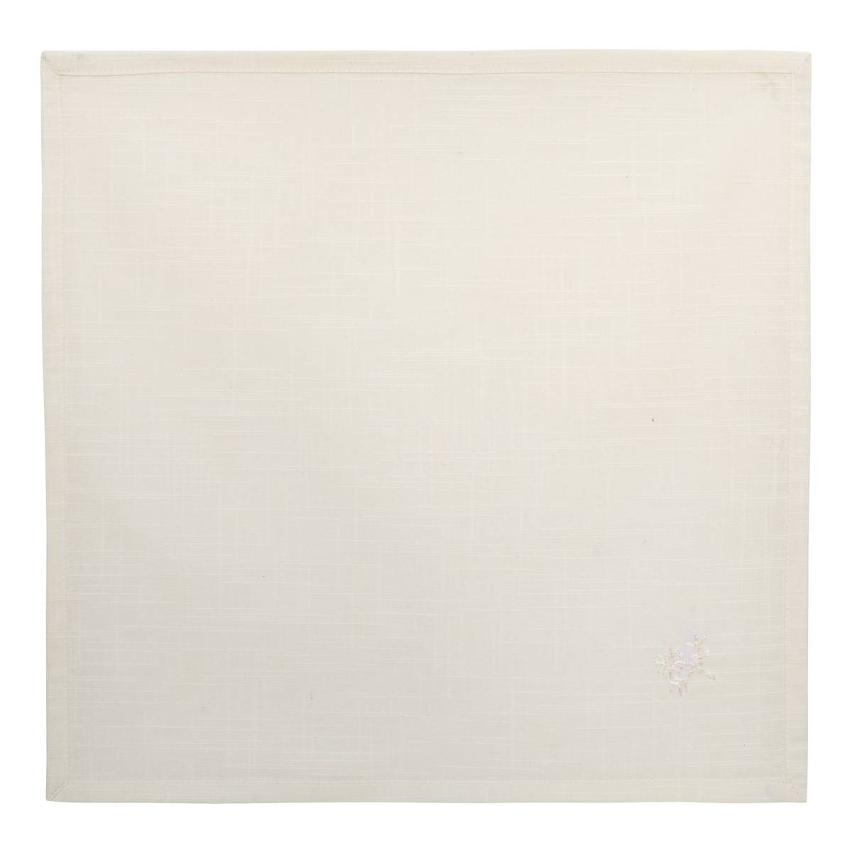 Set di 4 tovaglioli "Joy" Bianco, 180 g/m2, 40x40 cm Bianco