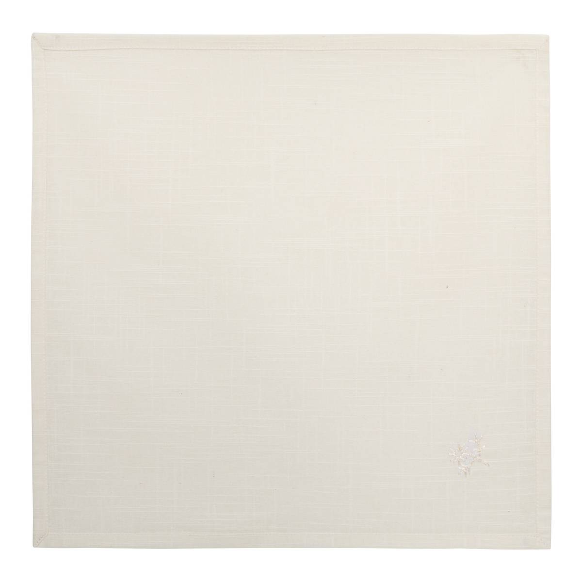 Set di 4 tovaglioli "Joy" Bianco, 180 g/m2, 40x40 cm Bianco