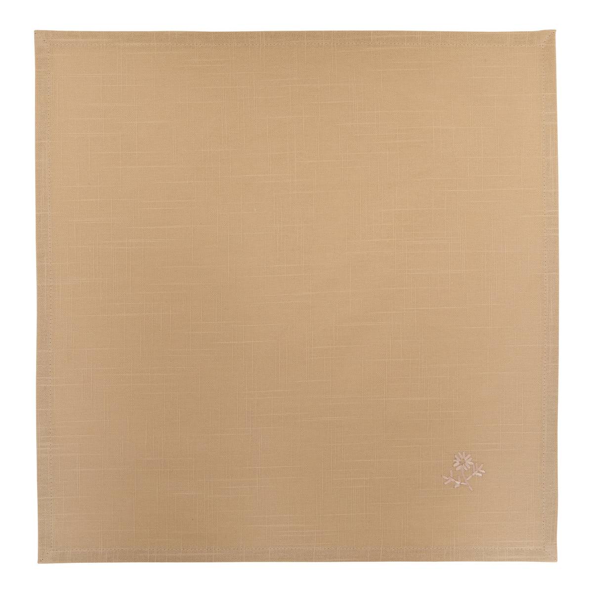 Set di 4 tovaglioli "Joy" Lino beige, 180 g/m2, 40x40 cm Beige lino