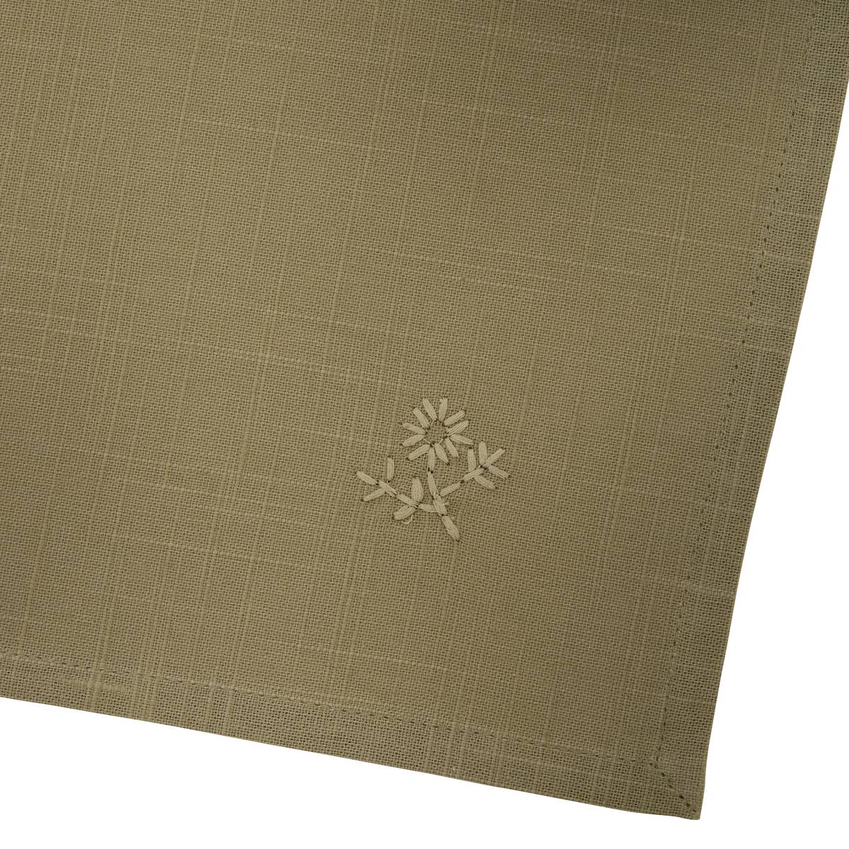 Set di 4 tovaglioli "Joy" Verde kaki, 180 g/m2, 40x40 cm Verde cachi