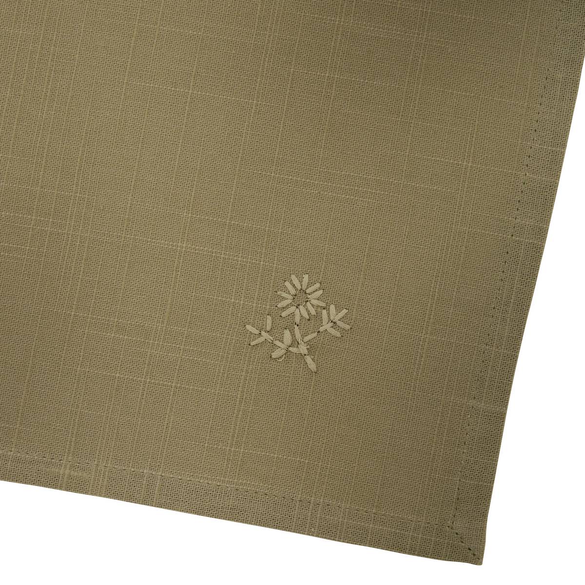 Set di 4 tovaglioli "Joy" Verde kaki, 180 g/m2, 40x40 cm Verde cachi