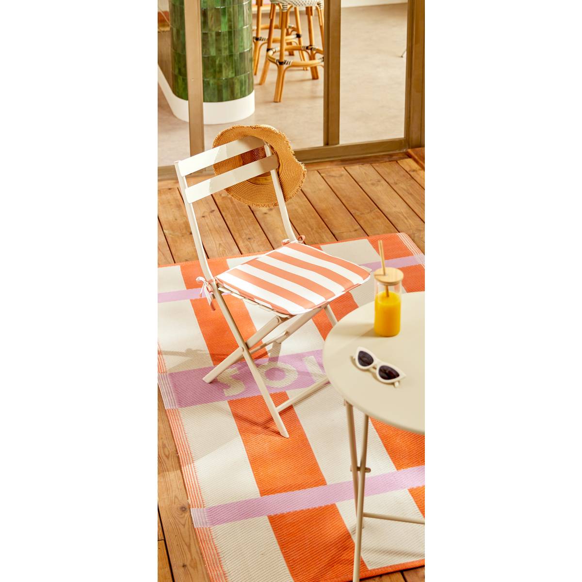 Cuscino per sedia "Poolside" Arancione, 39x39 cm Arancione