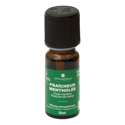 Olio profumato "laure" 10ml, sinergia rinfrescante al mentolo