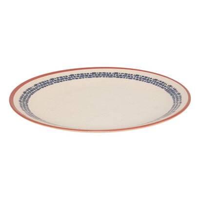 Piatto piano "morgane" gres (ceramica), d.25,8 cm