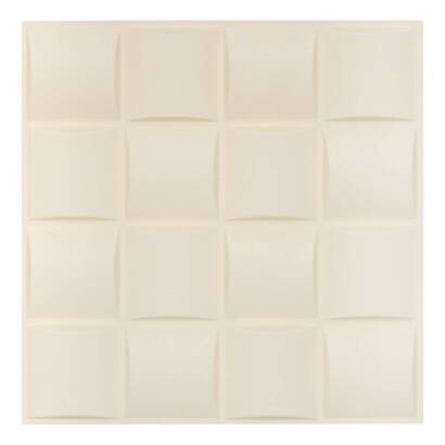 Set di 2 adesivi murali "oren" bianco, 30x30 cm
