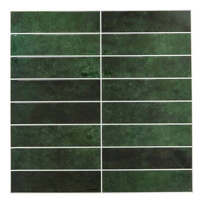 Set di 2 adesivi murali "caro" verde, 30x30 cm