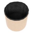 Pouf "Jaiko" Beige, D.32 cm Beige