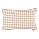 Cuscino "Groove" Lino beige, 50x30 cm Beige lino