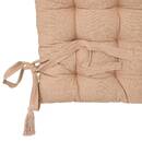 Cuscino da pavimento "Groove" Lino Beige, 120x60 cm Beige lino